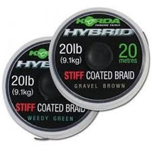 Korda Hybrid Stiff  Weedy green, 20lb - 20m