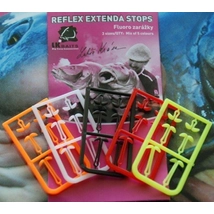 LK Baits - Reflex Extenda Stops Fluoro 3 size, 5 Mix colours