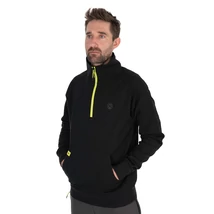 Matrix Mikina so 1/4 Zipsom Zip Sweat Black/Lime M