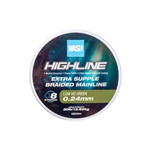 Nash Rybárska Šnúra Highline Floating Braid Green 30lb 0.24mm 1200m