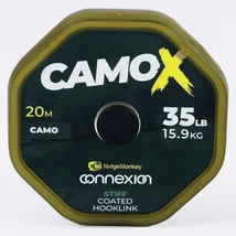 RidgeMonkey - Šnúrka Connexion CamoX Stiff Coated Hooklink 20m 35lb