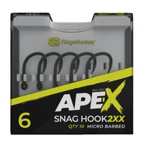 RidgeMonkey - Ape-X Snag Hook 2XX Barbed 10x - 6