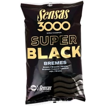 SENSAS KRMIVO 3000 SUPER BLACK (PLESKÁČ-ČIERNÝ) 1KG
