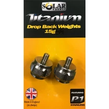 Solar Tackle - Titanium Drop Back Weights 2x 15g