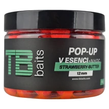 TB Baits Plávajúce Boilie Pop-Up Strawberry Butter + NHDC 65 g 12mm