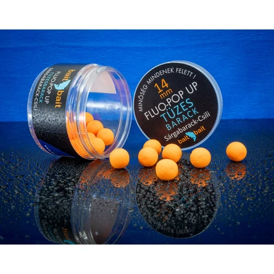 BAIT BAIT - FLUO POP UP 14MM 50G TÜZES BARACK