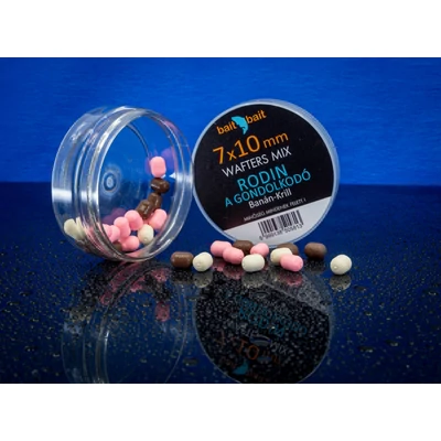 BAIT BAIT FLUO METHOD DUMBEL - WAFTER - RODIN 7X10MM TRICOLOR