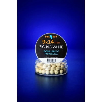 Bait Bait Zig Rig Extra Pop-up Dumbell 9x14mm 20g White