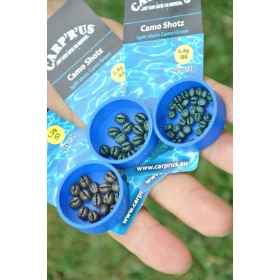 Carp ´R´ Us - Camo Shotz - 1,6g Zelený
