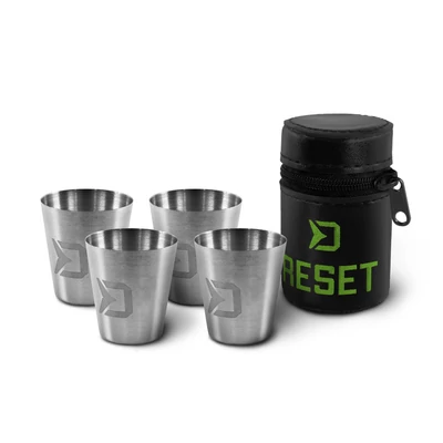 Delphin - Set nerezových pohárikov RESET 4v1