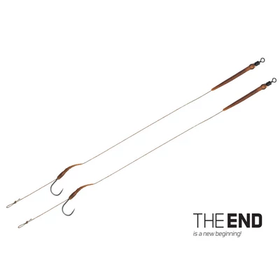 Delphin - Nadväzec THE END Boilie rig / 2ks - 20cm/25lbs/#6