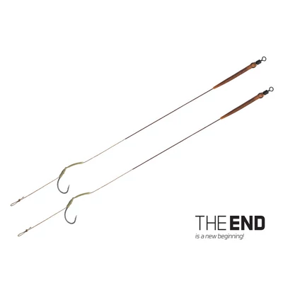 Delphin - Nadväzec THE END Skin rig / 2ks 20cm/25lbs/#4