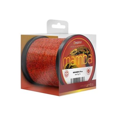 Delphin Kaprový vlasec MAMBA Carp Fire 0,32mm 7,4kg 600m