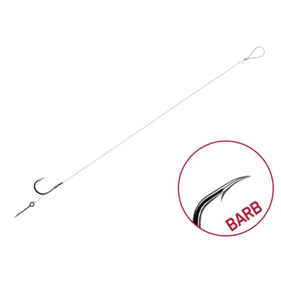 Delphin Feedrový Nadvazec FLR Sting/6ks/8cm/7mm/0,30mm/velk.4
