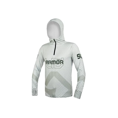 Delphin Tričko s Kapucňou UV ARMOR 50+ Olive L