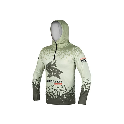 Delphin Tričko s Kapucňou UV ARMOR 50+ Predator L