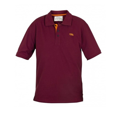 Fox - Chunk Burgundy/Orange Polo Shirt XL