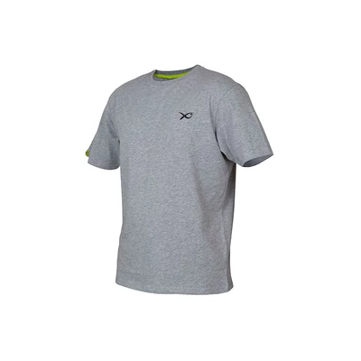 Tričko Matrix Minimal Light Grey Marl T-Shirt - L