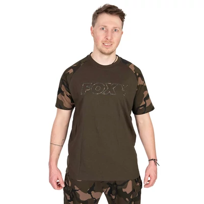 FOX Khaki/Camo Outline T -Shirt XL