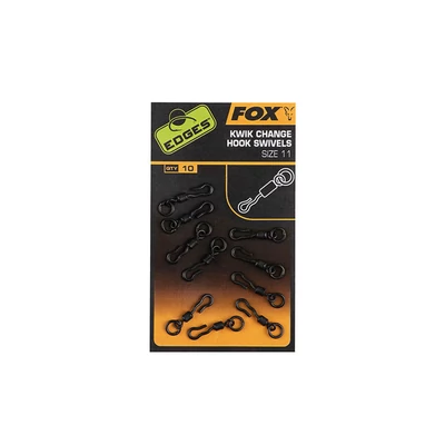 FOX - Edges Kwik change hook swivels size 11 x 10