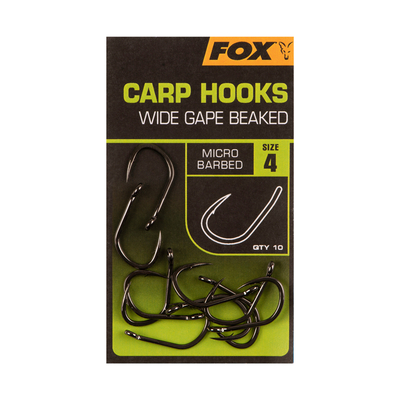 FOX - Carp Hook Wide Gape Beaked - 6