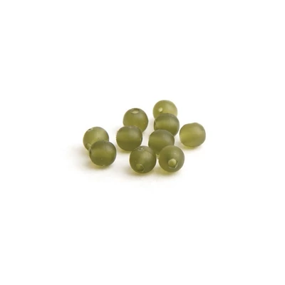Fox Nárazové Guľôčky Tapered Bore Beads 4mm Zelené / 30 ks