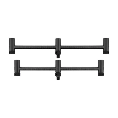 Fox Hrazda na prúty Black Label Carbon Adjustable 3 Rod Buzz Bars (220mm - 250mm)