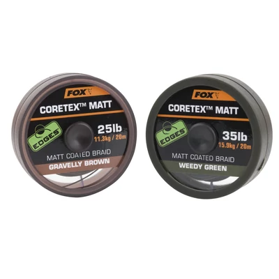 FOX Stužená šnúrka Coretex Matt Weedy Green - Zelená 20m 35lb