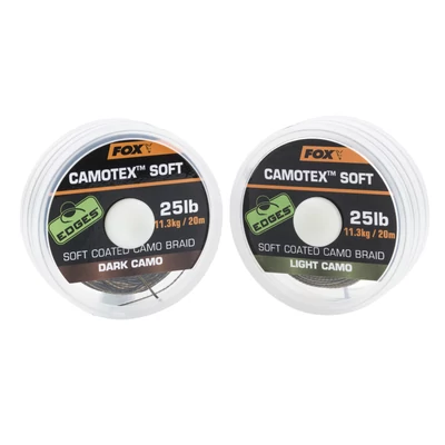 FOX Stužená šnúrka Camotex Soft Coated Light Camo 20m 20lb