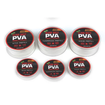 FOX Náhradná náplň Edges PVA MESH Slow Melt 25mm Narrow 20m