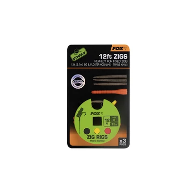 Fox - Edges Zig Rig 8 - 12lb 12ft x 3