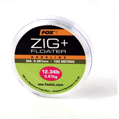 FOX Vlasec Edges ZIG&Floater Clear 100m 0.261mm 12lb (5.44kg)