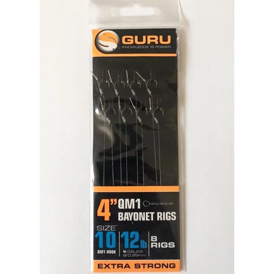 Guru QM1 Bayonet Ready Rigs 15"  38 cm - 12 QM1 - 9lb/0,22mm