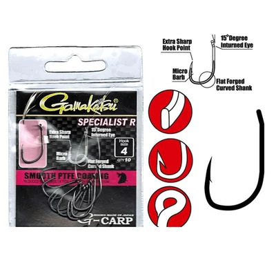 Háčik Gamakatsu G-Carp Specialist R Hook 4
