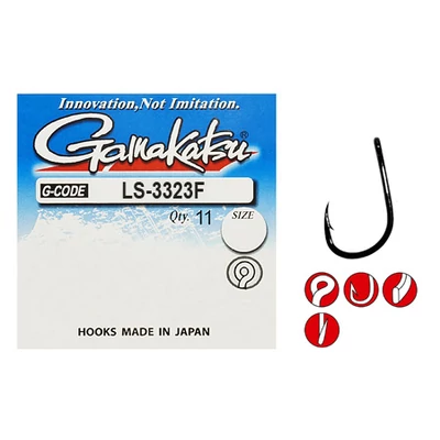 Háčiky Gamakatsu Gamakatsu Hook LS-3323F - 2/0 - 4x 