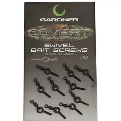 Gardner Covert Mini Swivel Bait Screws x10