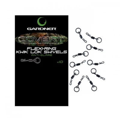 Gardner obratlík s krúžkom Flexi-ring Kwik Lok Swivels size 8