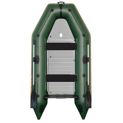 Čln Kolibri KM-300 D zelený, hliníková podlaha