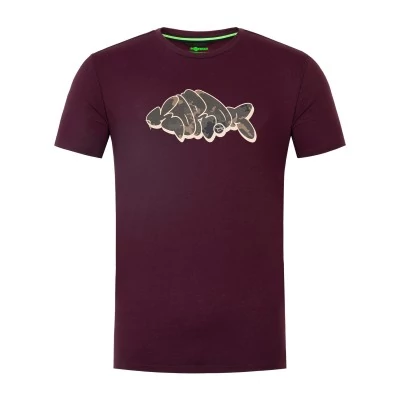 Korda - Outline Tee Burgundy / M