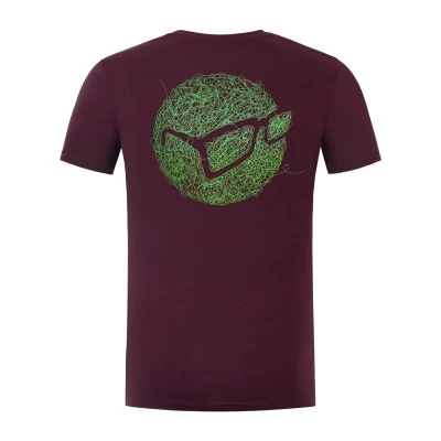 Korda - Birdsnet Tee Burgundy / M