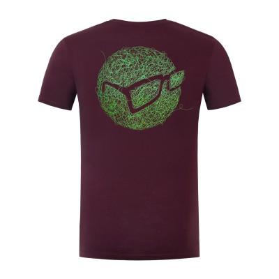 Korda - Birdsnet Tee Burgundy / XL