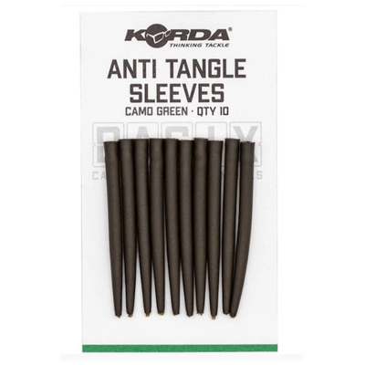 Korda - Basix Anti Tangle Sleeves Camo Green