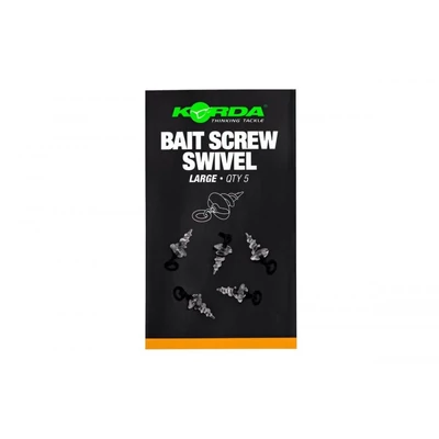 Korda - Micro Ring Swivel Bait Screw Large (5x)