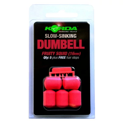 Korda Slow-sinking Dumbell Fruity Squid - 16mm
