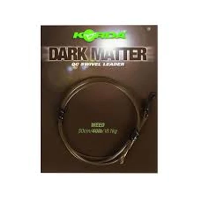 Korda Dark Matter Leader QC Swivel 50 cm Weed 40 lb