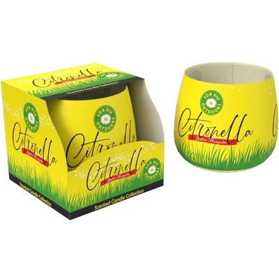 Citronella - Vonná Sviečka v skle