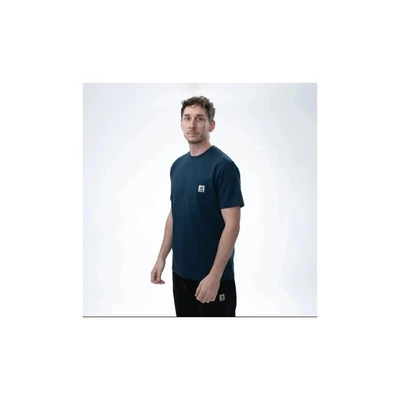 Nash Tričko Make It Happen Badge Pocket T Shirt Navy Blue Veľkosť S