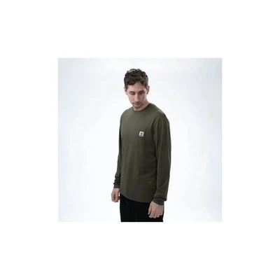 Nash Tričko Make It Happen Carp Logo Long Sleeve T Shirt Zelená Veľkosť XL