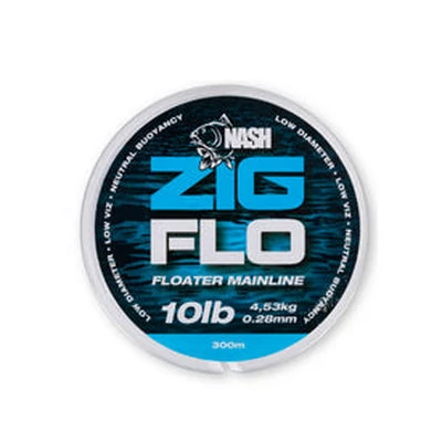 Nash Vlasec Plávajúci NXT Zig Flo 100 m – Priemer 0,28 mm / Nosnosť 10 lb