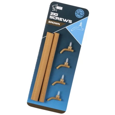 Nash Rovnátka Zig Screws - Hnedá